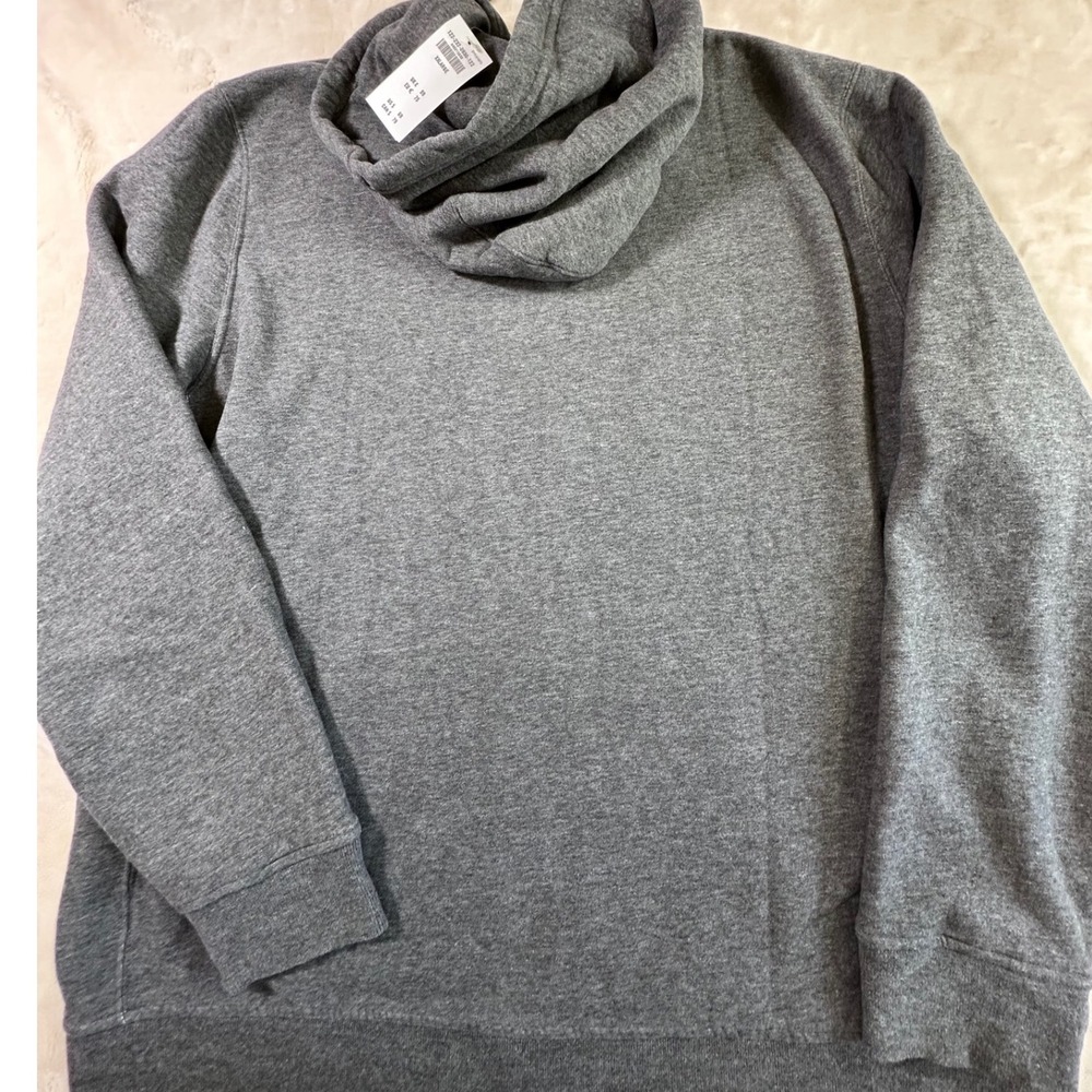 Abercrombie & Fitch Mens Soft Fleece Full Zip Hoodie Grey XXL NWT streetwear - Picture 6 of 6